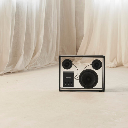 Transparent Speaker | Wi-Fi connected - Black+ WiFi