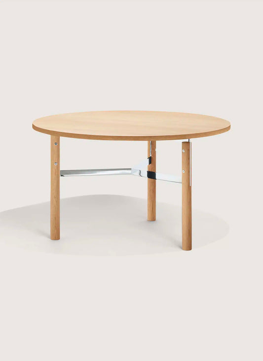 Beam Dining Table Ø125 (Customizable RAL Beam Color)
