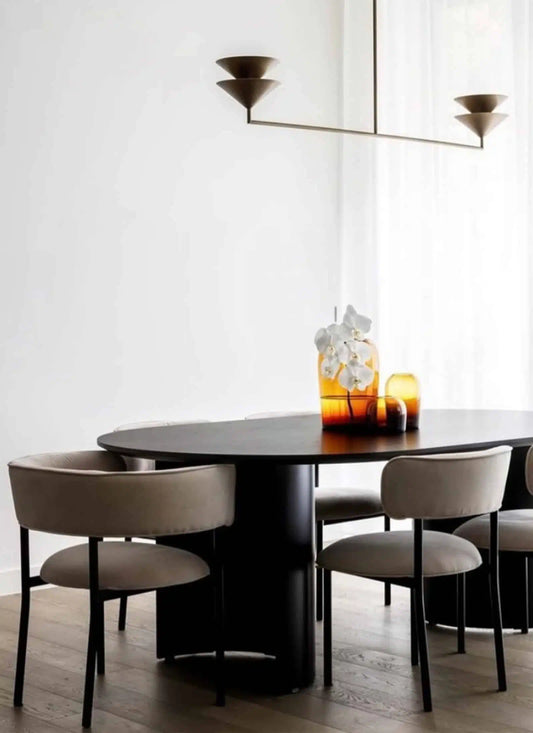 Font Outdoor Dining Armchair _  Black Frame