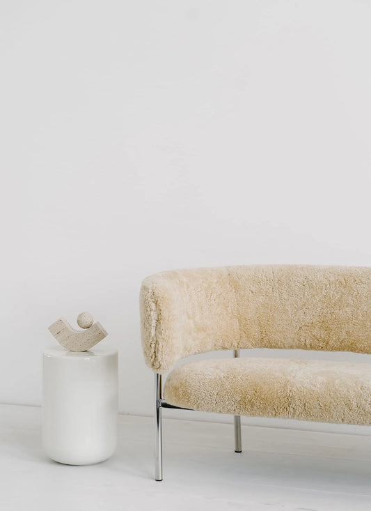 Pair Side Tables - Ceramic