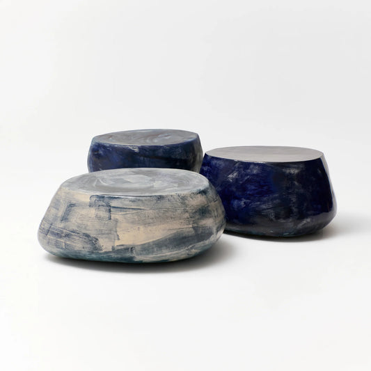 Ceramic Coffee Table Set of Three
