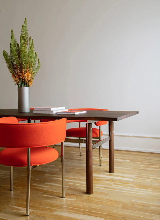 Font Dining Armchair - Mirror Polished Steel - Outdoor